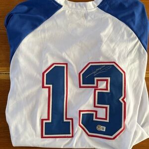 RONALD ACUNA JR Atlanta Braves Signed Throwback Jersey (Beckett Authentic Auto)